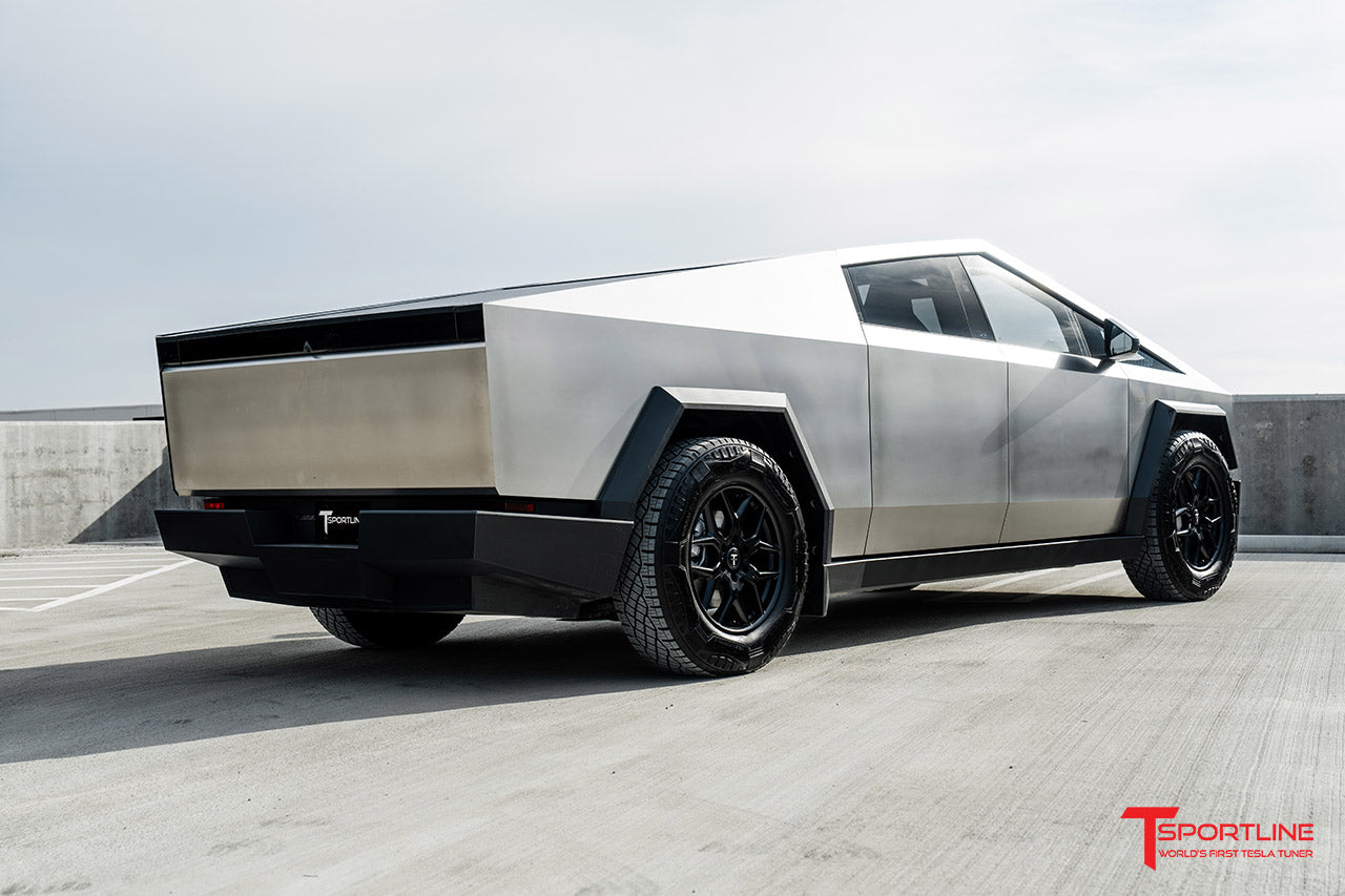 Super Saver Tesla Cybertruck Winter Snow Tire and AeroMaxx 20" Wheel Package (Set of 4)