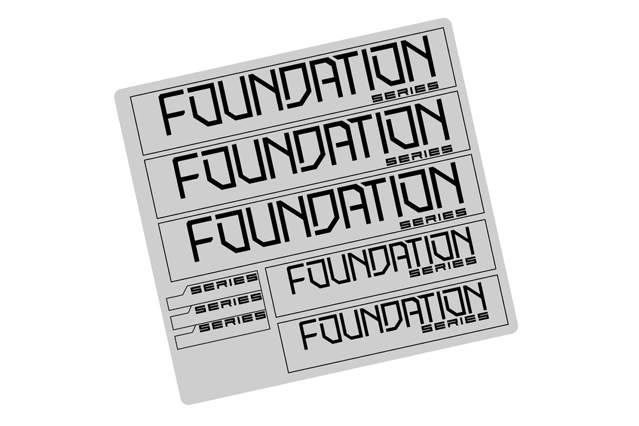 Foundation Series Fender & Tailgate Decal for Cybertruck (Vinyl Wrap Replacement Badge)