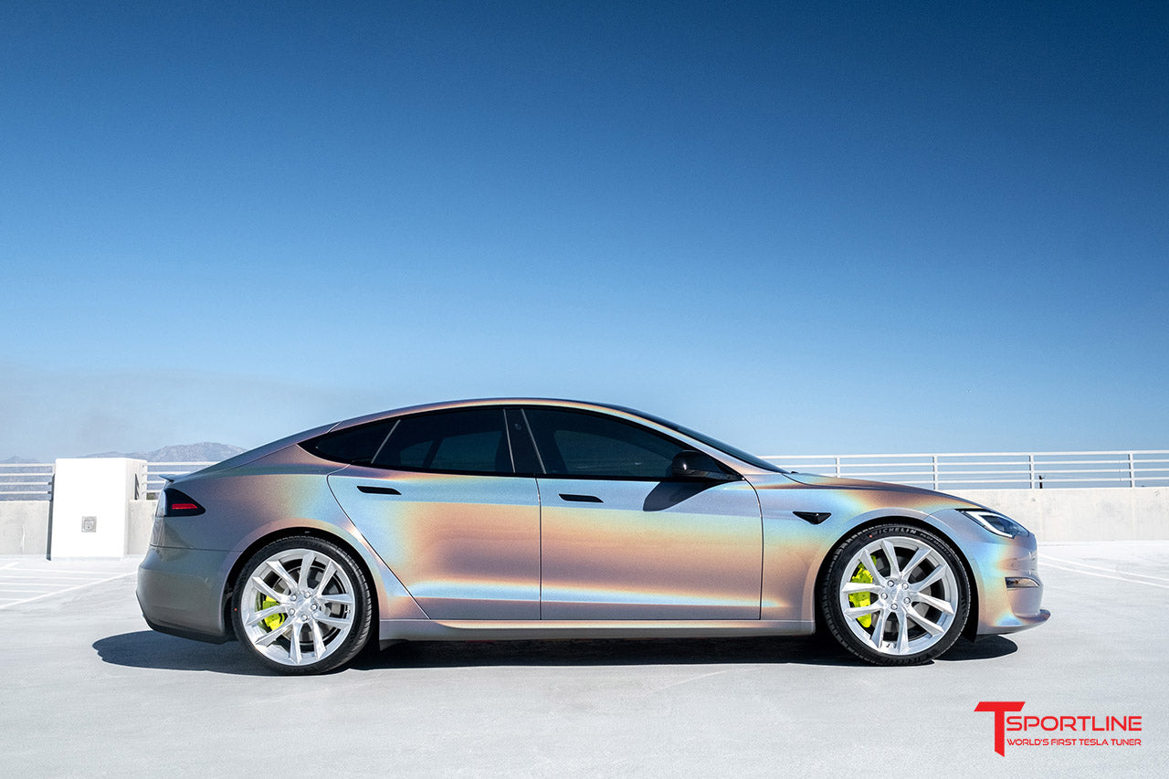 Tesla Model S Color Change Vinyl Wrap Complete Vehicle