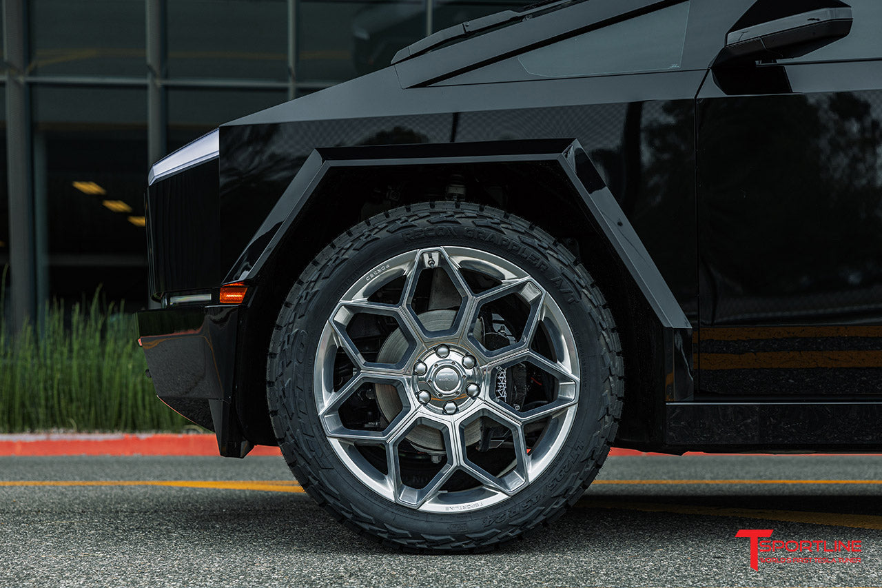 CT7 24" Tesla Cybertruck Fully Forged Lightweight Tesla Wheel (Set of 4)