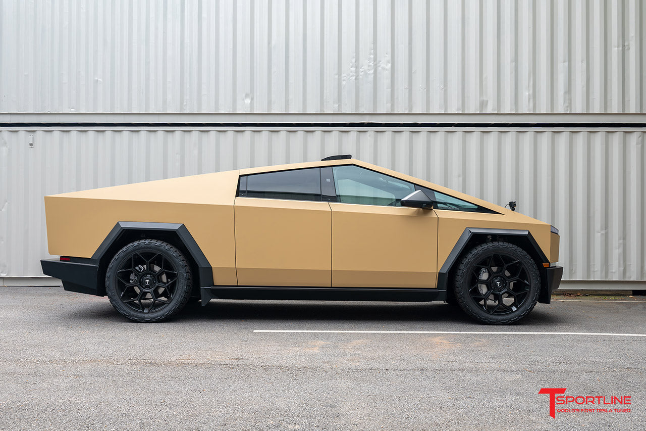 Tesla Cybertruck CT7 24" Fully Forged Lightweight Tesla Wheel and Tire Package (Set of 4) Open Box Special!