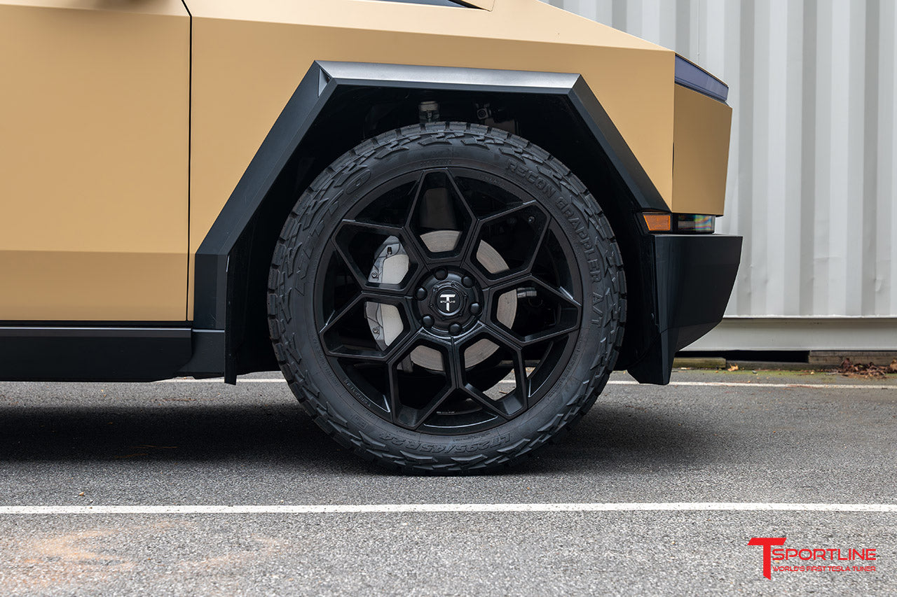 Tesla Cybertruck CT7 24" Fully Forged Lightweight Tesla Wheel (Set of 4) Open Box Special!