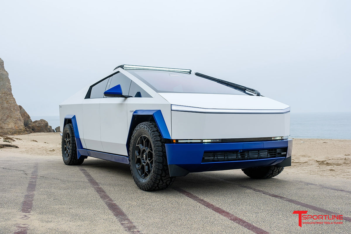 Custom Build - 2024 Tesla Cybertruck with Rolls Royce Blue Custom Leather Interior