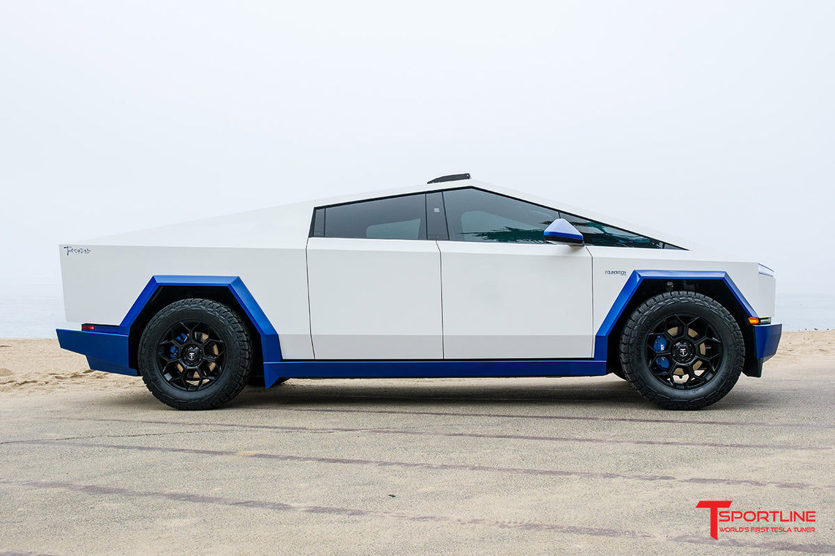 Custom Build - 2024 Tesla Cybertruck with Rolls Royce Blue Custom Leather Interior