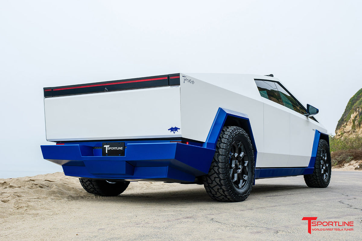Custom Build - 2024 Tesla Cybertruck with Rolls Royce Blue Custom Leather Interior