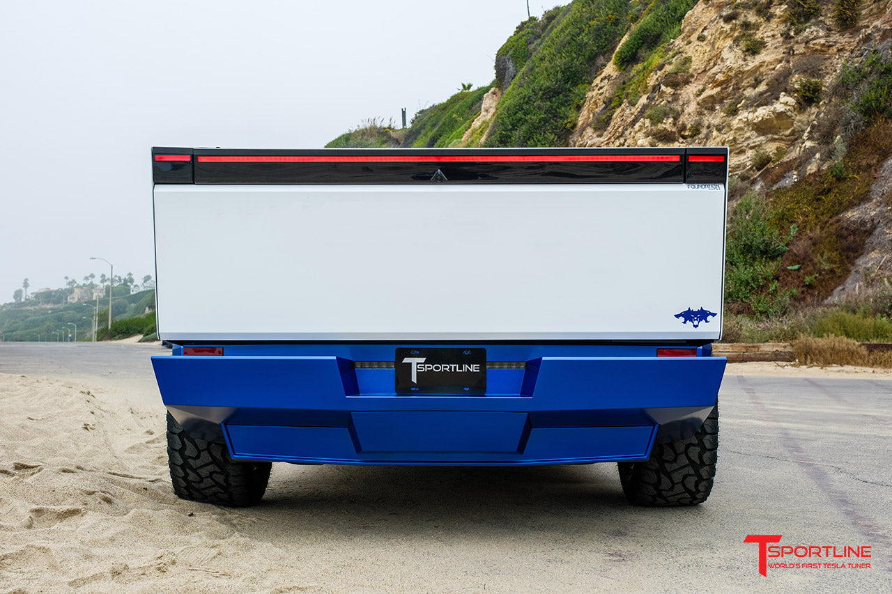 Custom Build - 2024 Tesla Cybertruck with Rolls Royce Blue Custom Leather Interior