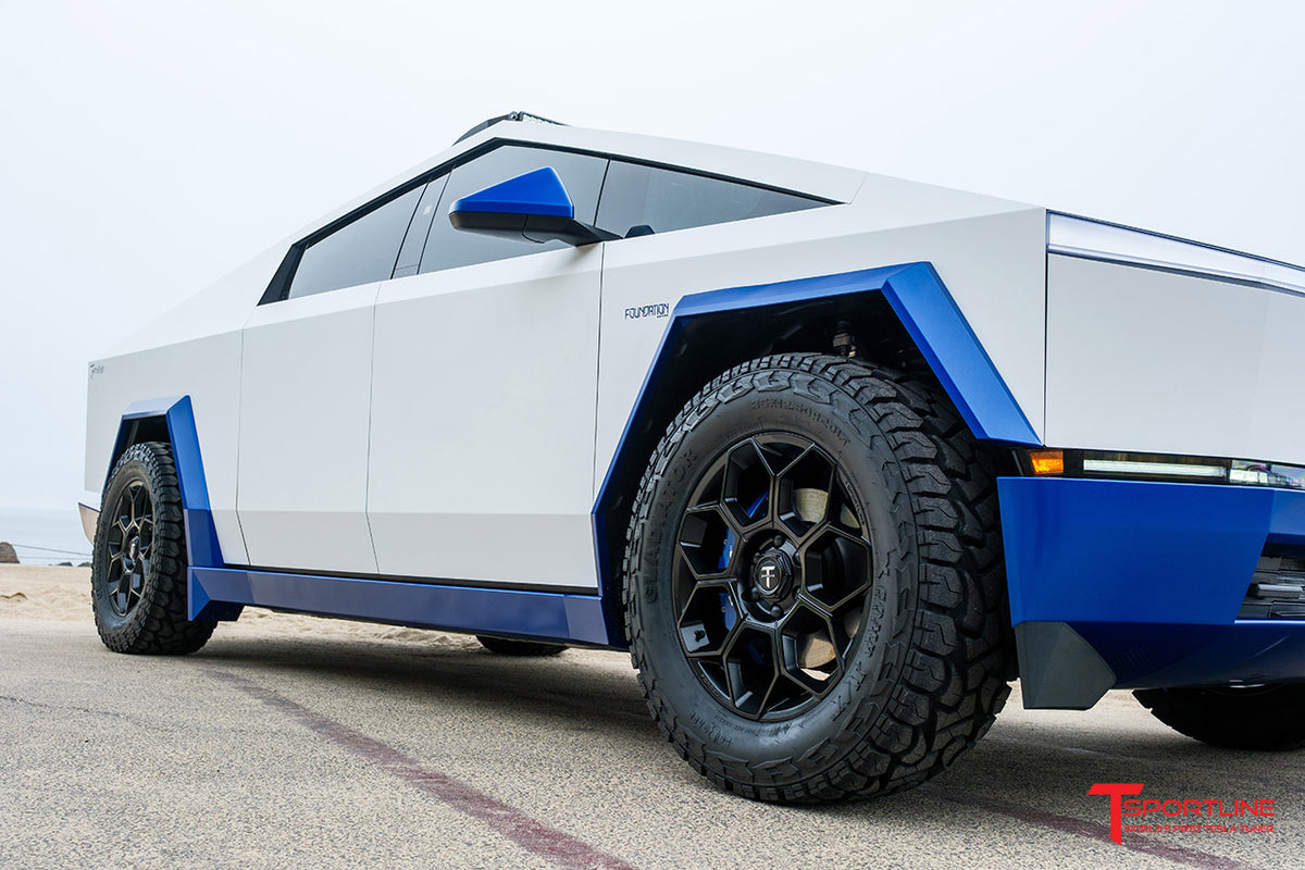 Custom Build - 2024 Tesla Cybertruck with Rolls Royce Blue Custom Leather Interior