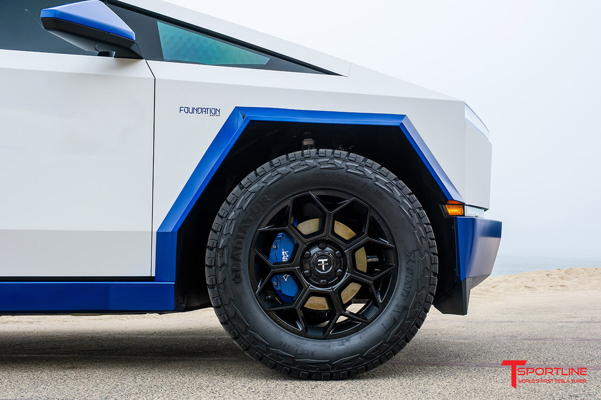 Custom Build - 2024 Tesla Cybertruck with Rolls Royce Blue Custom Leather Interior