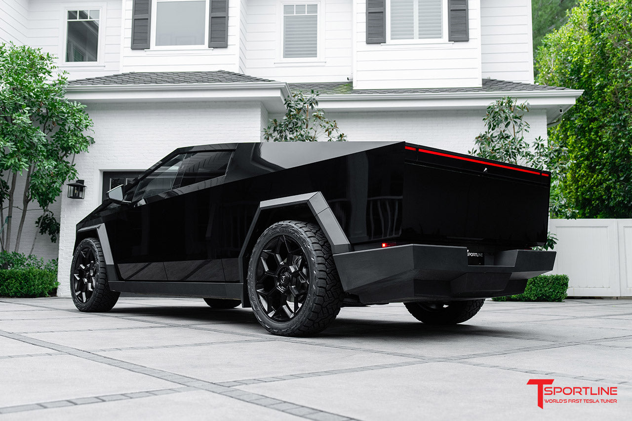 Tesla Cybertruck CT7 24" Fully Forged Lightweight Tesla Wheel and Tire Package (Set of 4) Open Box Special!