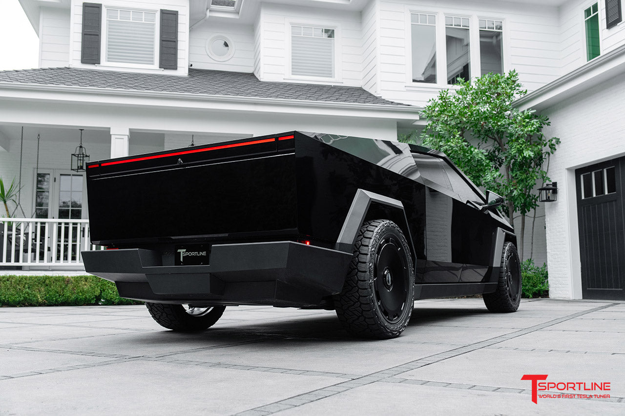 CTM 24" Tesla Cybertruck Fully Forged Monoblock Tesla Wheel and Tire Package (Set of 4)