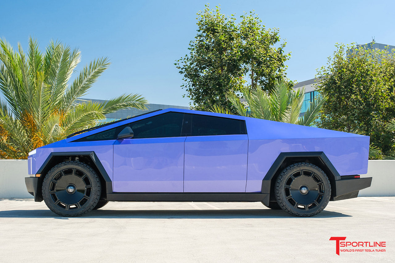 CT10 24" Tesla Cybertruck Fully Forged Monoblock Tesla Wheel and Tire Package (Set of 4)