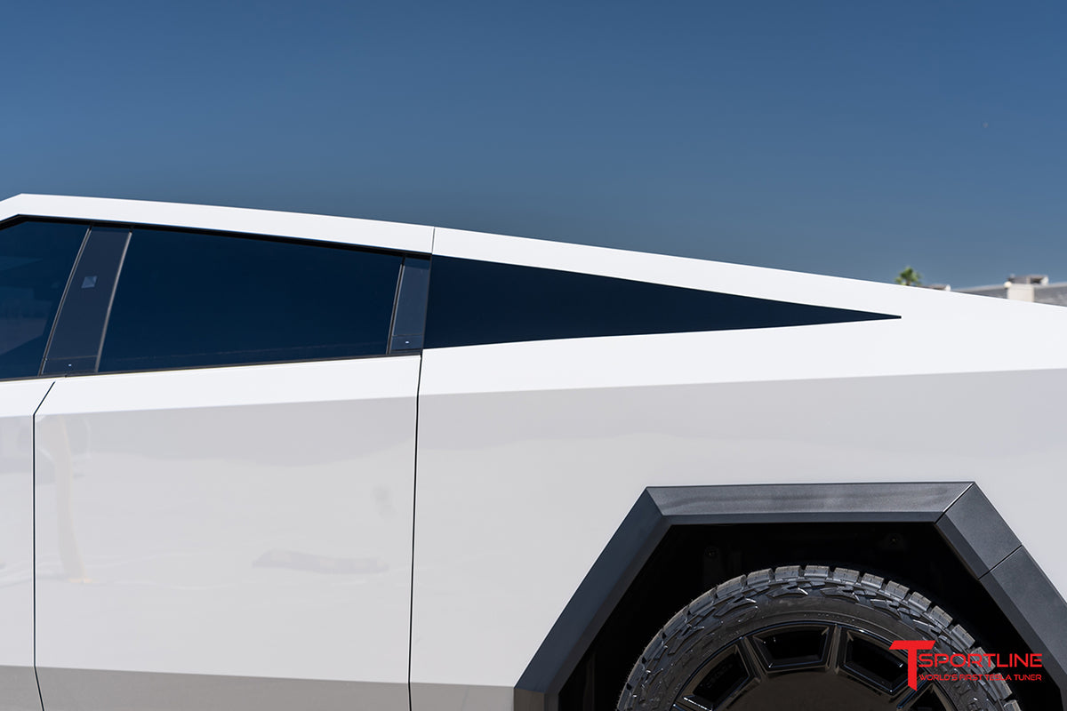 Tesla Cybertruck Rear Window Fade Out PPF Wrap Kit