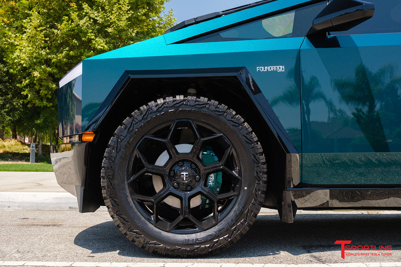 CT7 22" Tesla Cybertruck Fully Forged Lightweight Tesla Wheel (Set of 4)