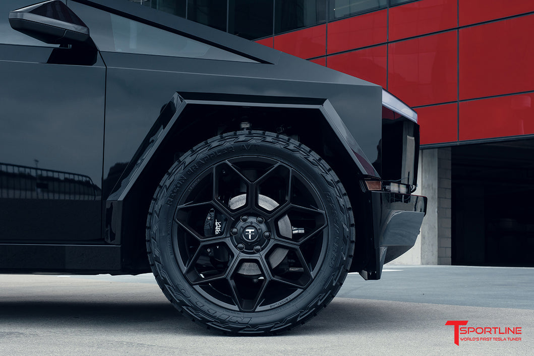 CyberDict 12 ブラック　タイ Cybertruck in Satin Black Tmaxx PPF with Custom Painted