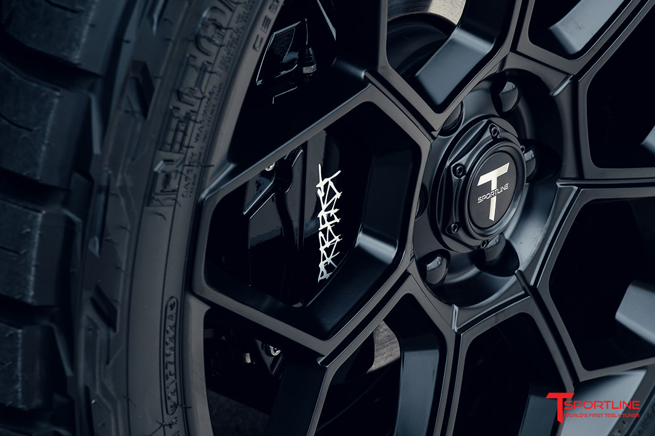 Tesla Cybertruck Brake Caliper Color Change (Custom Painted)