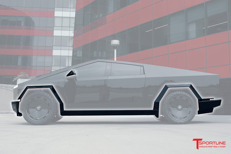Tesla Cybertruck Painted Lower Trim - T Sportline - Tesla Model S, 3, X ...