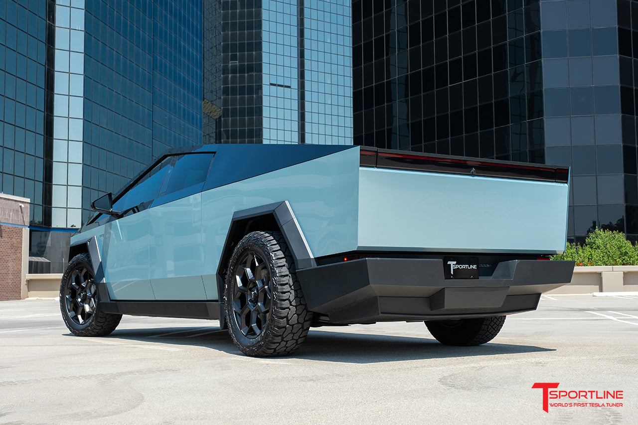 CT7 22" Tesla Cybertruck Fully Forged Lightweight Tesla Wheel and Tire Package (Set of 4)