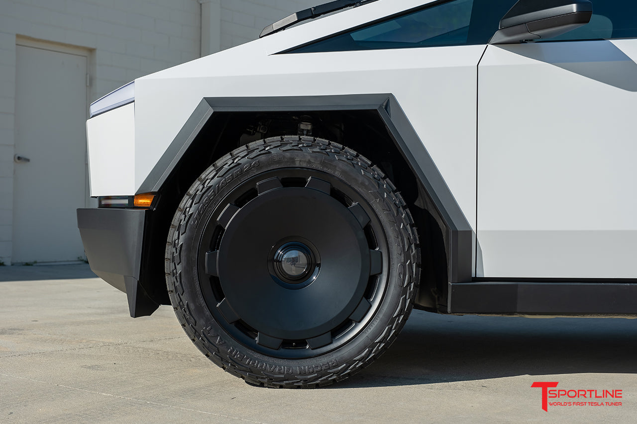 CTM 24" Tesla Cybertruck Fully Forged Monoblock Tesla Wheel and Tire Package (Set of 4)