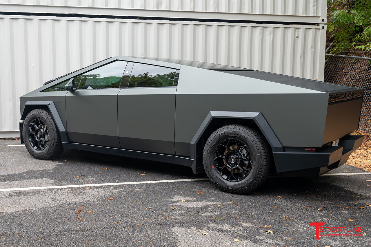 Tesla Cybertruck CT7 20" Fully Forged Lightweight Tesla Wheel and Tire Package (Set of 4) Open Box Special!