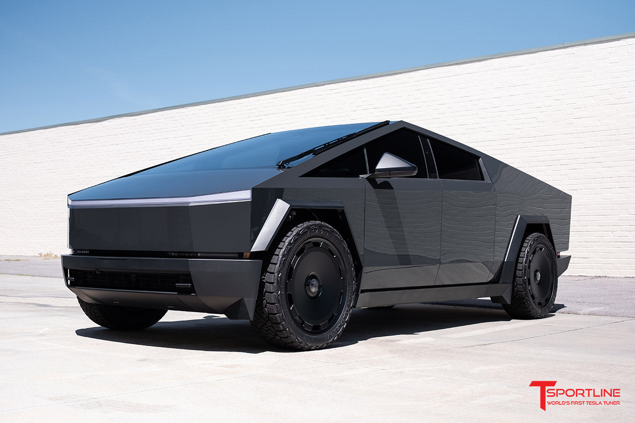 CTM 24" Tesla Cybertruck Fully Forged Monoblock Tesla Wheel and Tire Package (Set of 4)