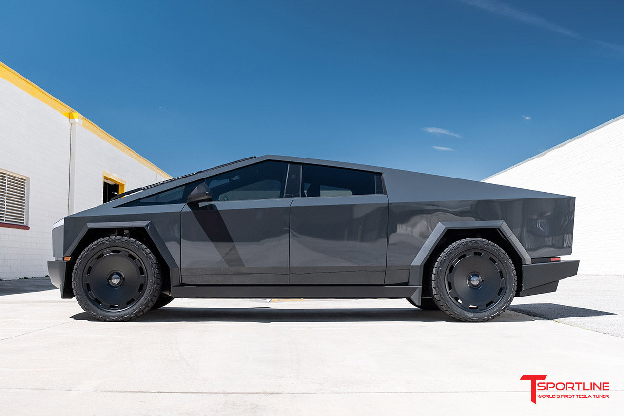 CTM 24" Tesla Cybertruck Fully Forged Monoblock Tesla Wheel and Tire Package (Set of 4)