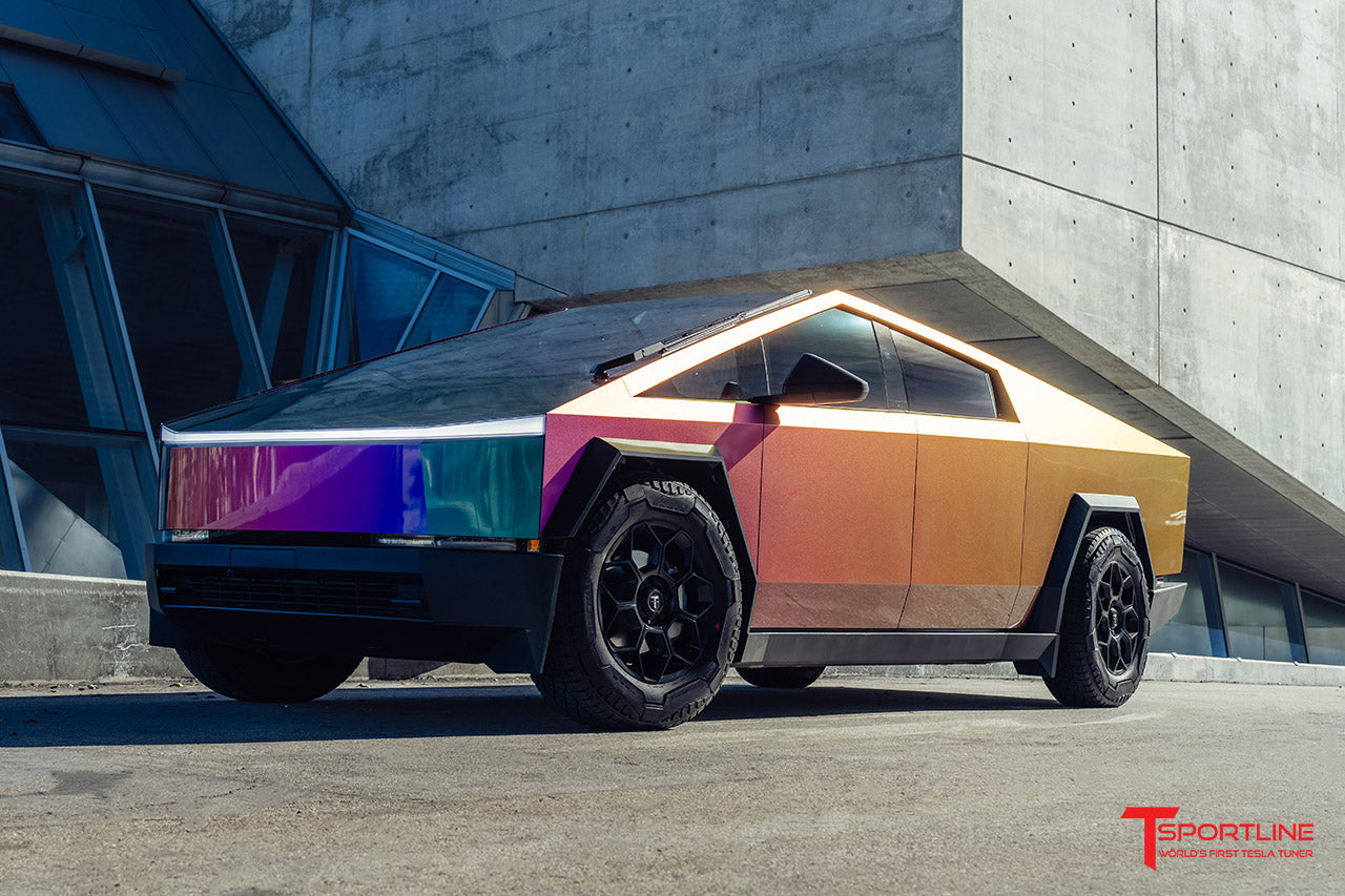 CT7 20" Tesla Cybertruck Fully Forged Lightweight Tesla Replacement Wheel and Tire