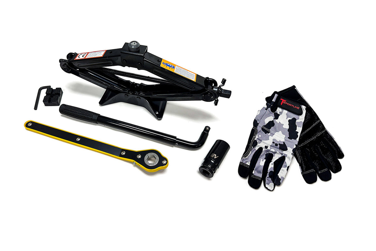 Car Jack Kit, 2 Ton (4409 lbs) Scissor Jack for Car, SUV Car Jack Kit, 2 Ton (4409 lbs) Scissor Jack for Car, SUV