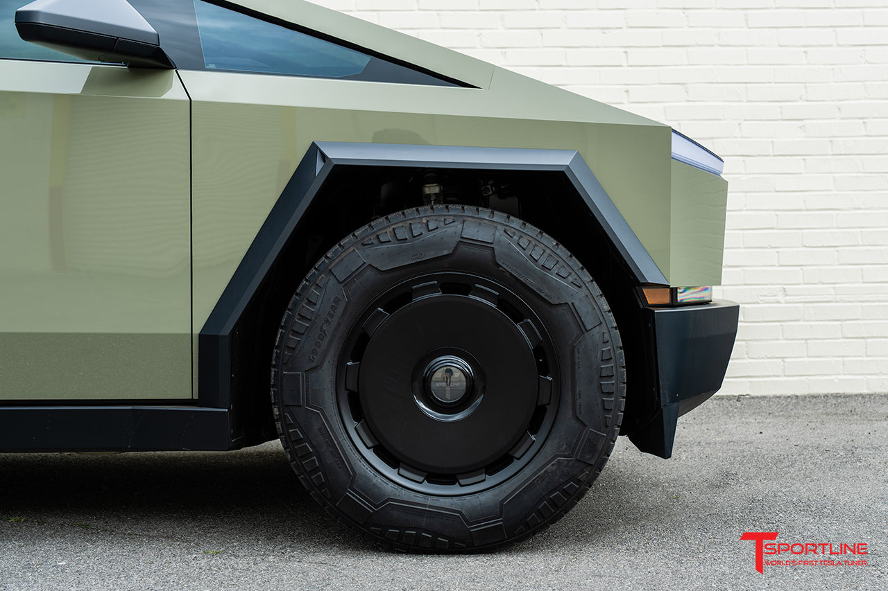 CTM 20" Tesla Cybertruck Fully Forged Monoblock Tesla Wheel and Tire Package (Set of 4)