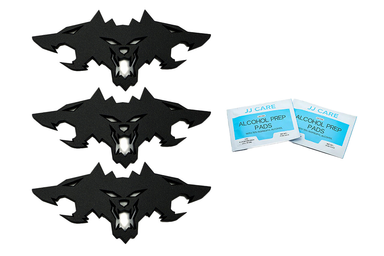 Cyberbeast Premium 3-D Aluminum Metal Satin Black Emblem Badge for Cybertruck