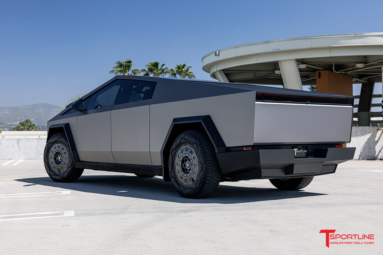 Super Saver Tesla Cybertruck Winter Snow Tire and AeroMaxx 20" Wheel Package (Set of 4)