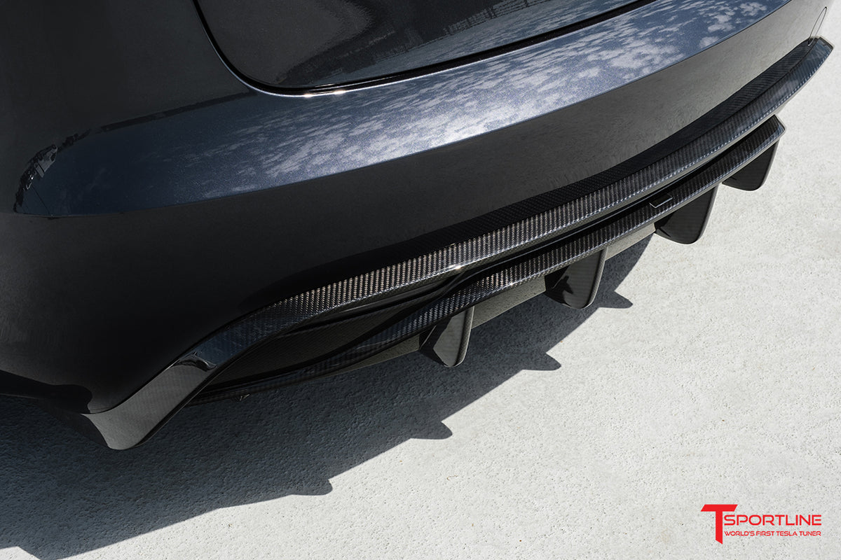 Tesla Model 3 Highland Carbon Fiber Rear Diffuser