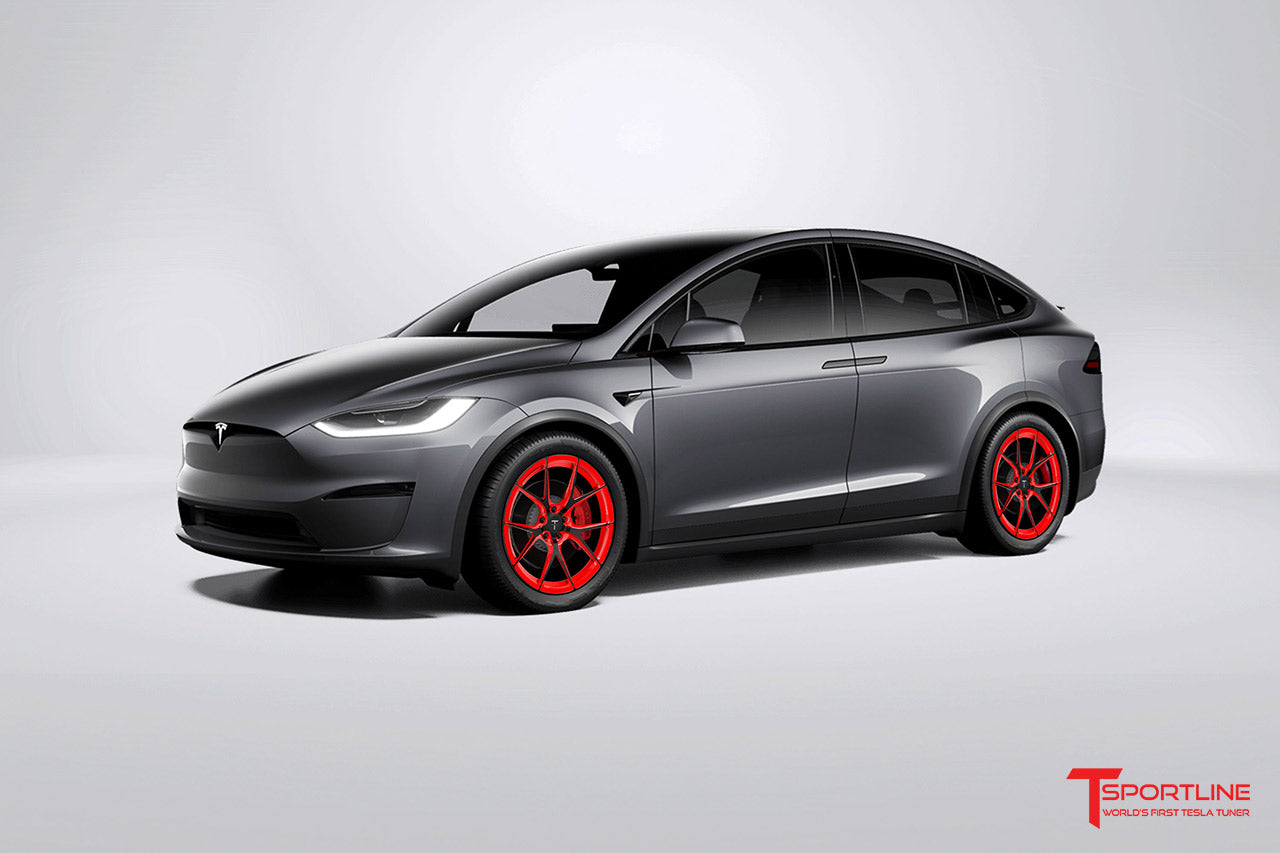 MX115 21" Tesla Model X Long Range & Plaid Wheel (Set of 4)