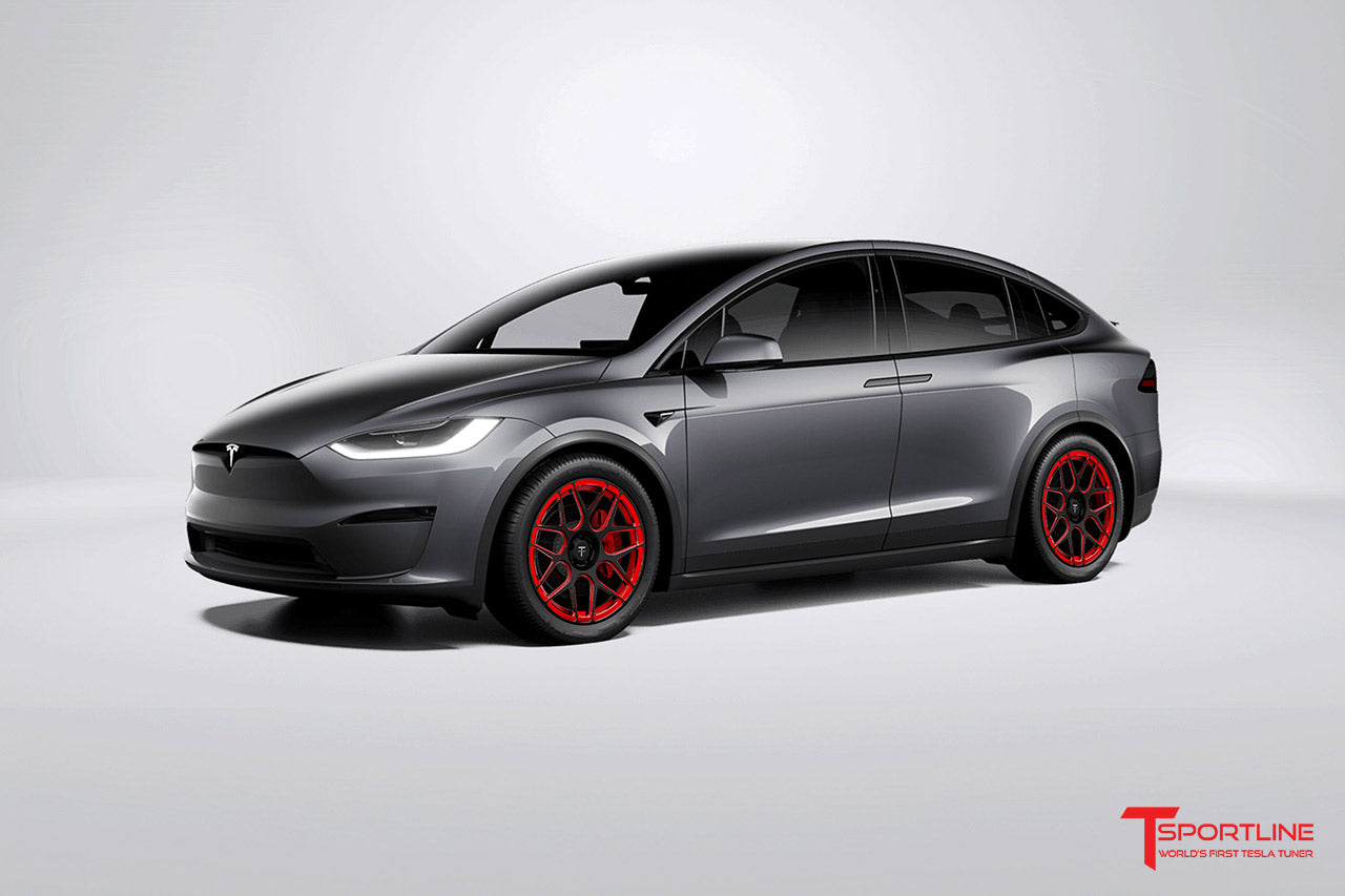 MX117 21" Tesla Model X Long Range & Plaid Wheel (Set of 4)