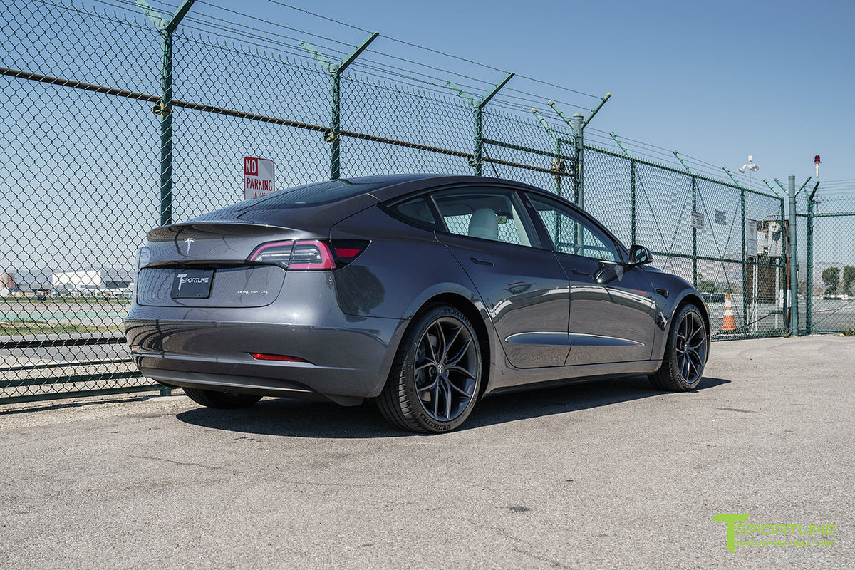 Tesla Model 3 TS5 19&quot; Wheel in Satin Gray (Set of 4) Open Box Special!