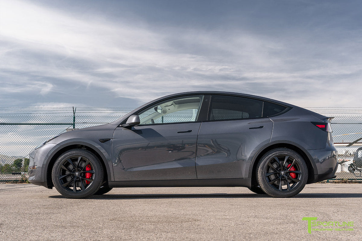Tesla Model Y TSS 19&quot; Wheel and Tire Package in Satin Black (Set of 4) Open Box Special!