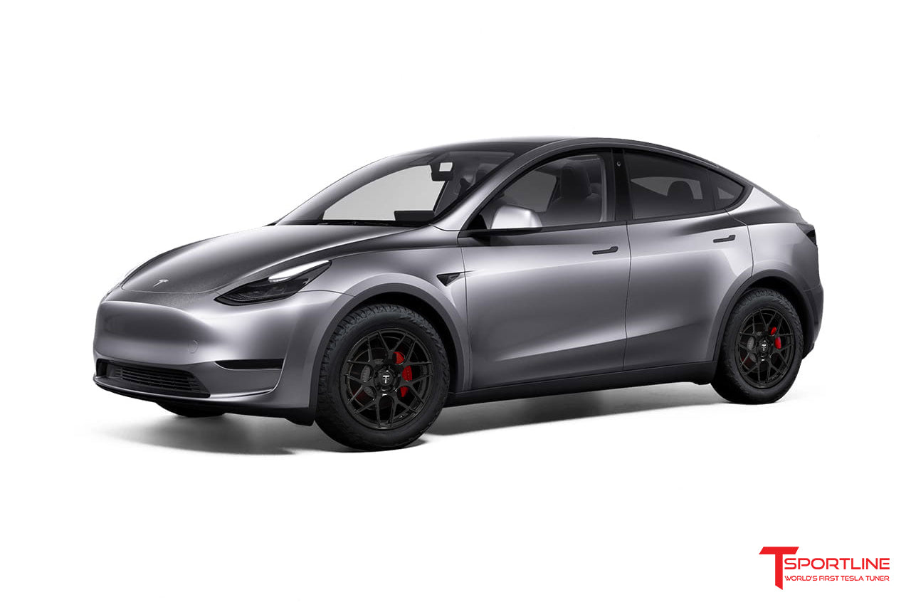 TXL117 19" Tesla Model Y Fully Forged Lightweight Tesla Overland Wheel and Tire Package (Set of 4)