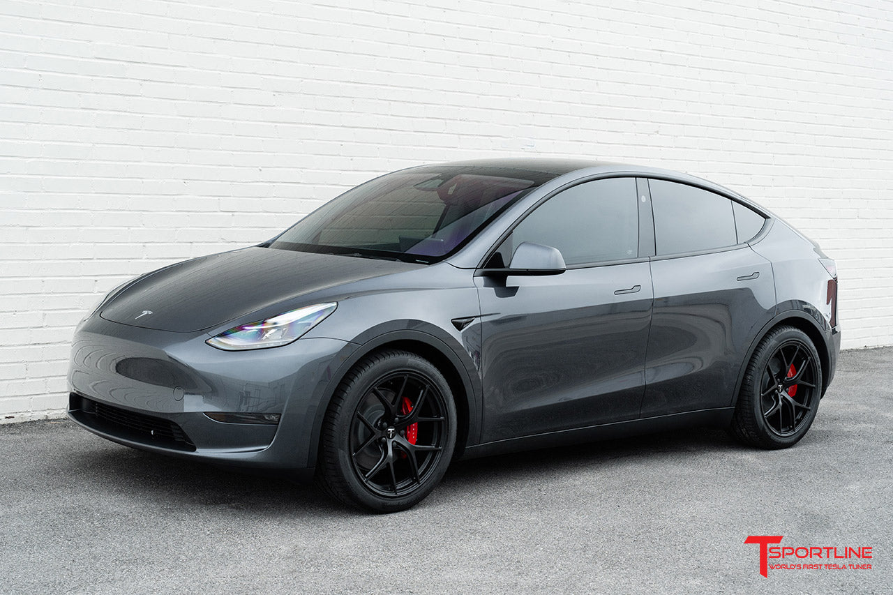 Tesla Model Y TXL115 20" Fully Forged Lightweight Tesla Wheel and Tire Package (Set of 4) Open Box Special!