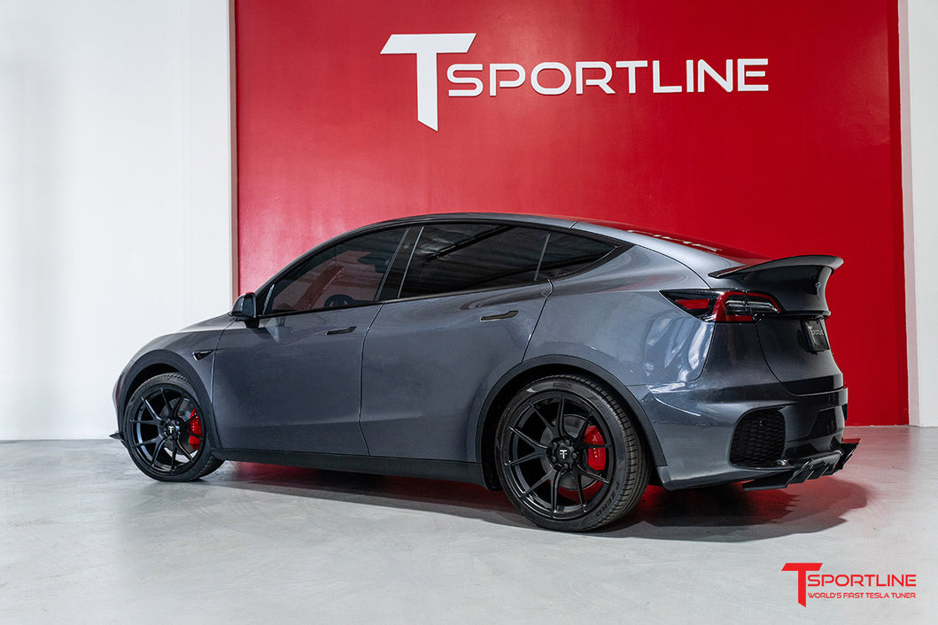 Tesla Model Y Aero Body Kit Front Splitter Rear Diffuser Spoiler Side –