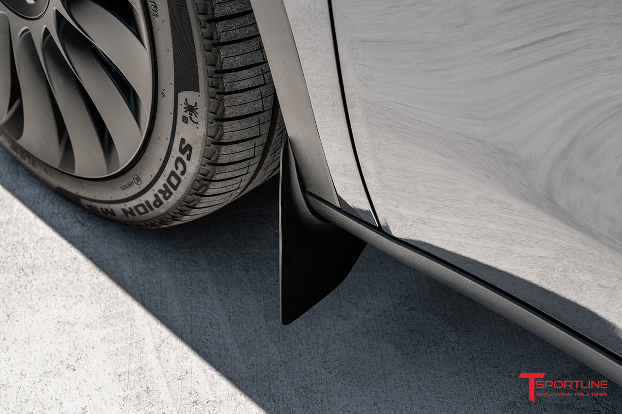Tesla Model 3 / Y Full Coverage & Custom Fit Bolt-on Mud Flaps