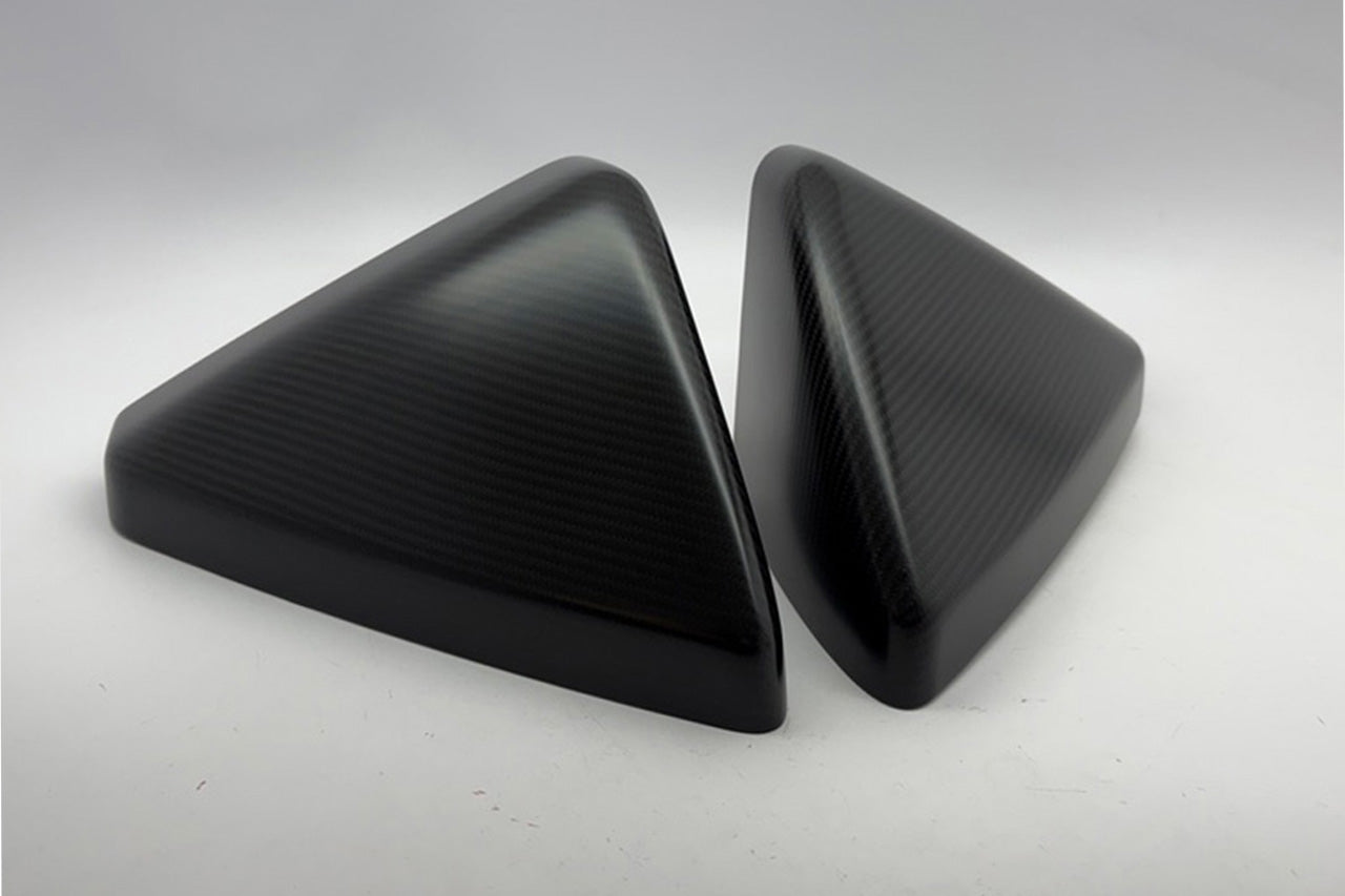 Tesla Cybertruck Precision Carbon Fiber Side Mirror Caps (Set of 2 Covers)