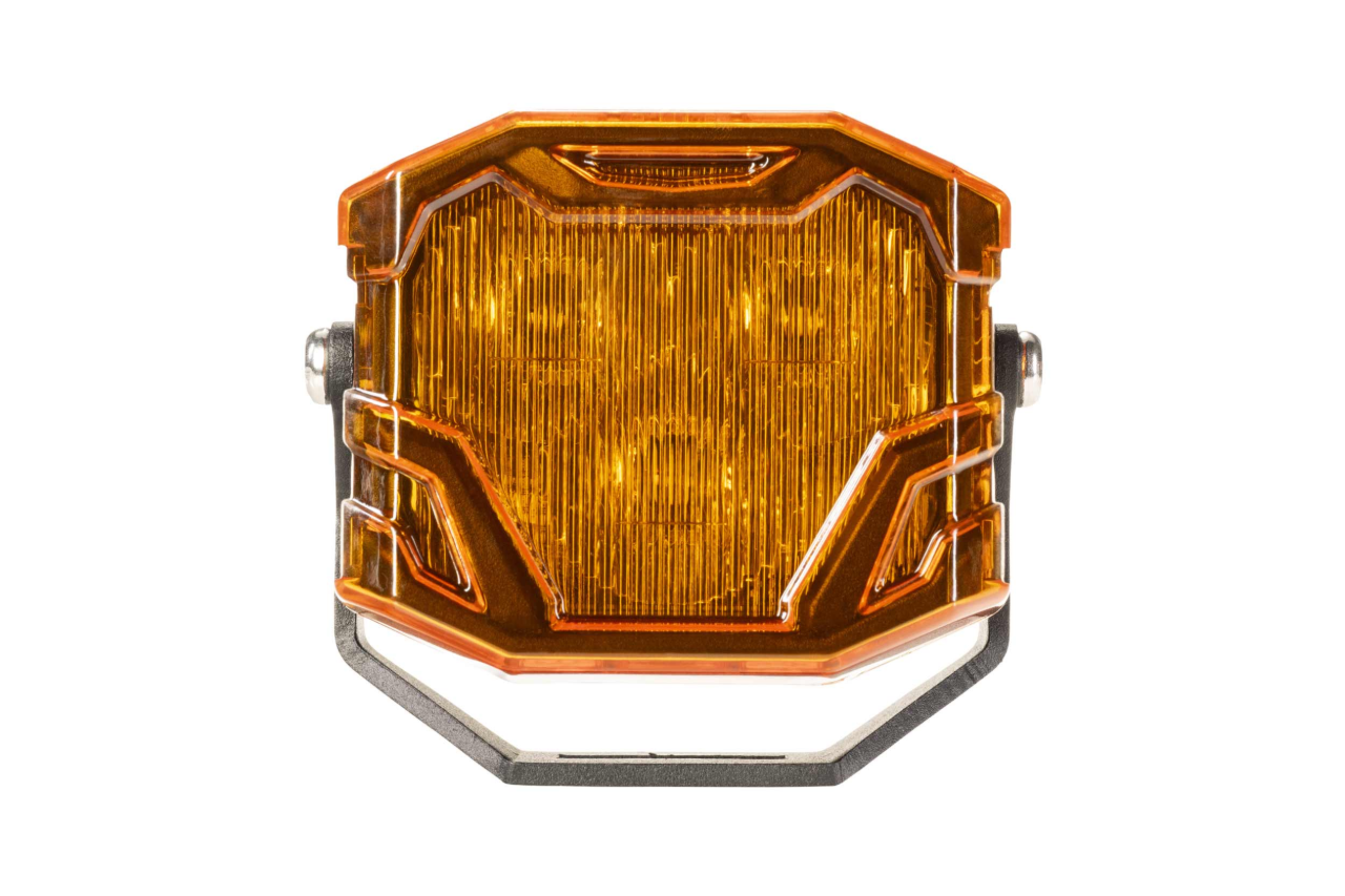 Morimoto 1Banger / 2Banger / 4Banger LED Pod Blackout / Yellow (Amber) Hard Covers (set of 2)