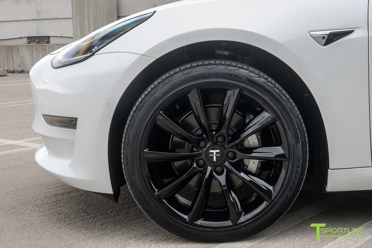 Tesla Model 3 TST 19&quot; Wheel in Satin Black (Set of 4) Open Box Special!