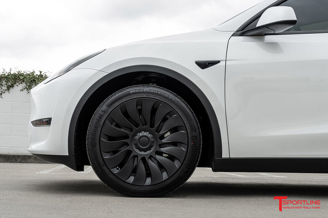 y.t︎✿ TSY14d Tesla Model Y Max Range Directional Aero Wheel Cover Set
