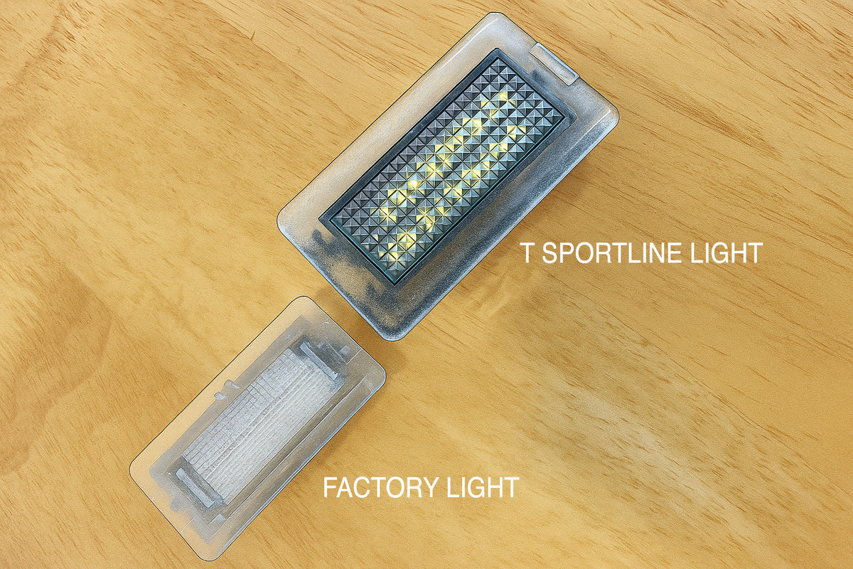 Tesla Model 3 / Y / S / X / Cybertruck Mega-Bright LED Door / Puddle Lights (Set of 4)