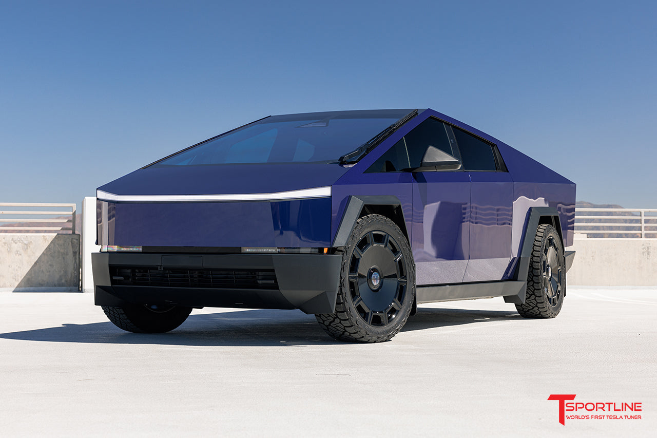 CT10 24" Tesla Cybertruck Fully Forged Monoblock Tesla Wheel and Tire Package (Set of 4)