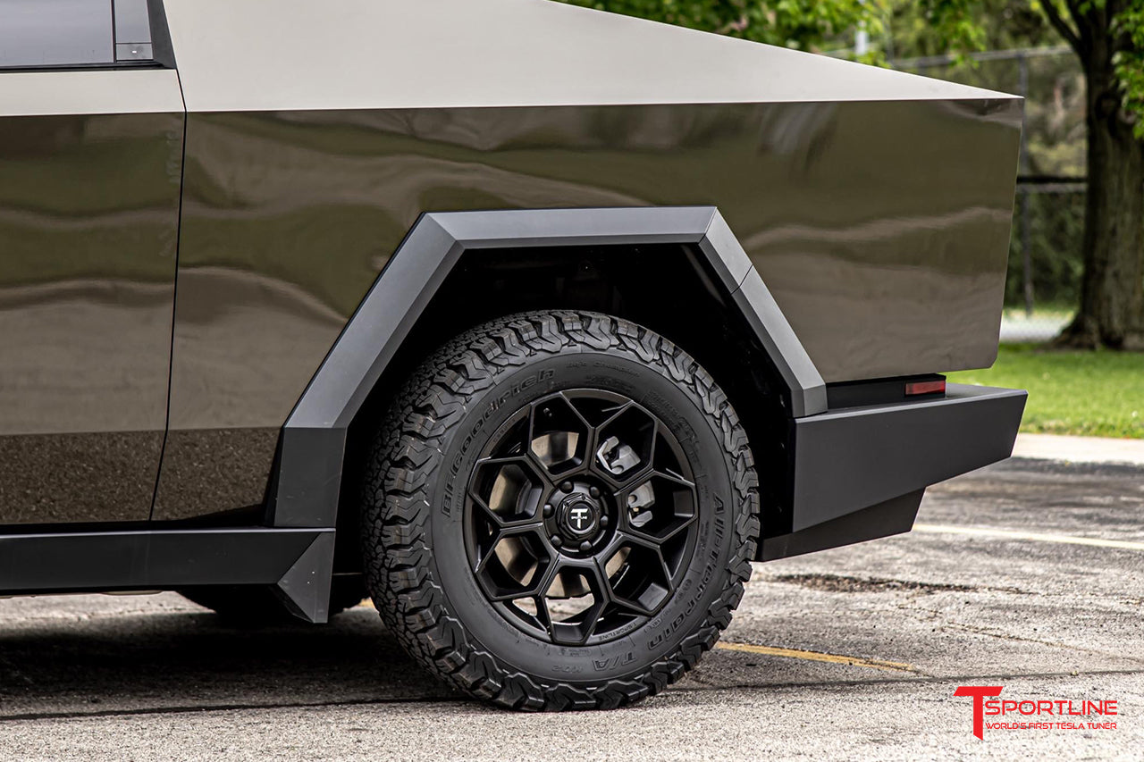 CT7 20" Tesla Cybertruck Fully Forged Lightweight Tesla Replacement Wheel and Tire