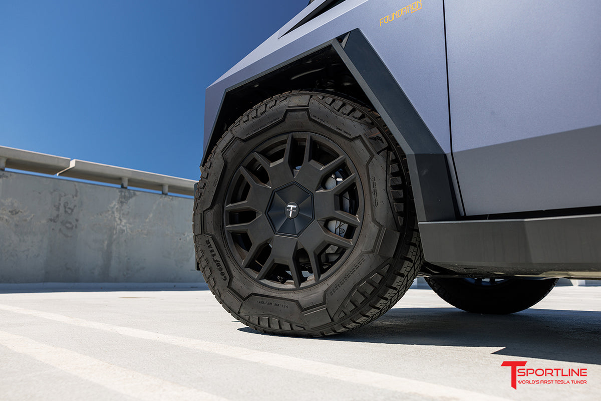 Tesla Cybertruck Center Hub Cover Set for Factory Wheels