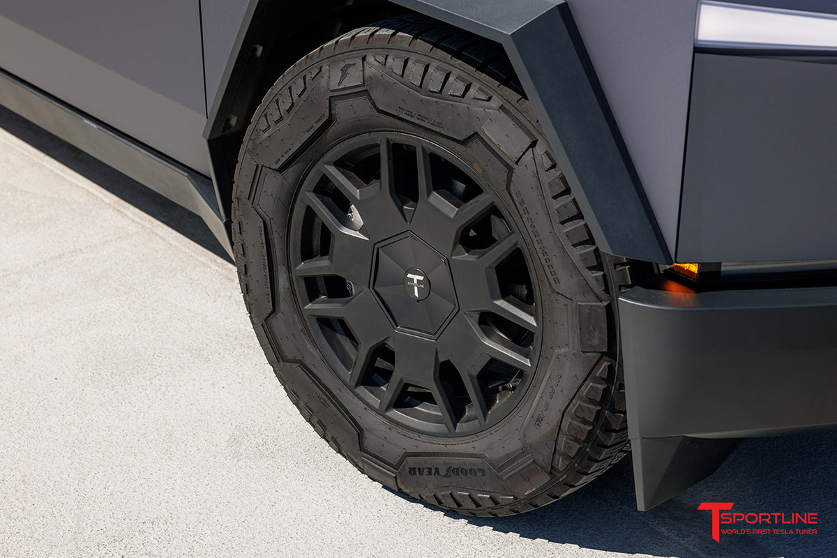 Tesla Cybertruck Center Hub Cover Set for Factory Wheels