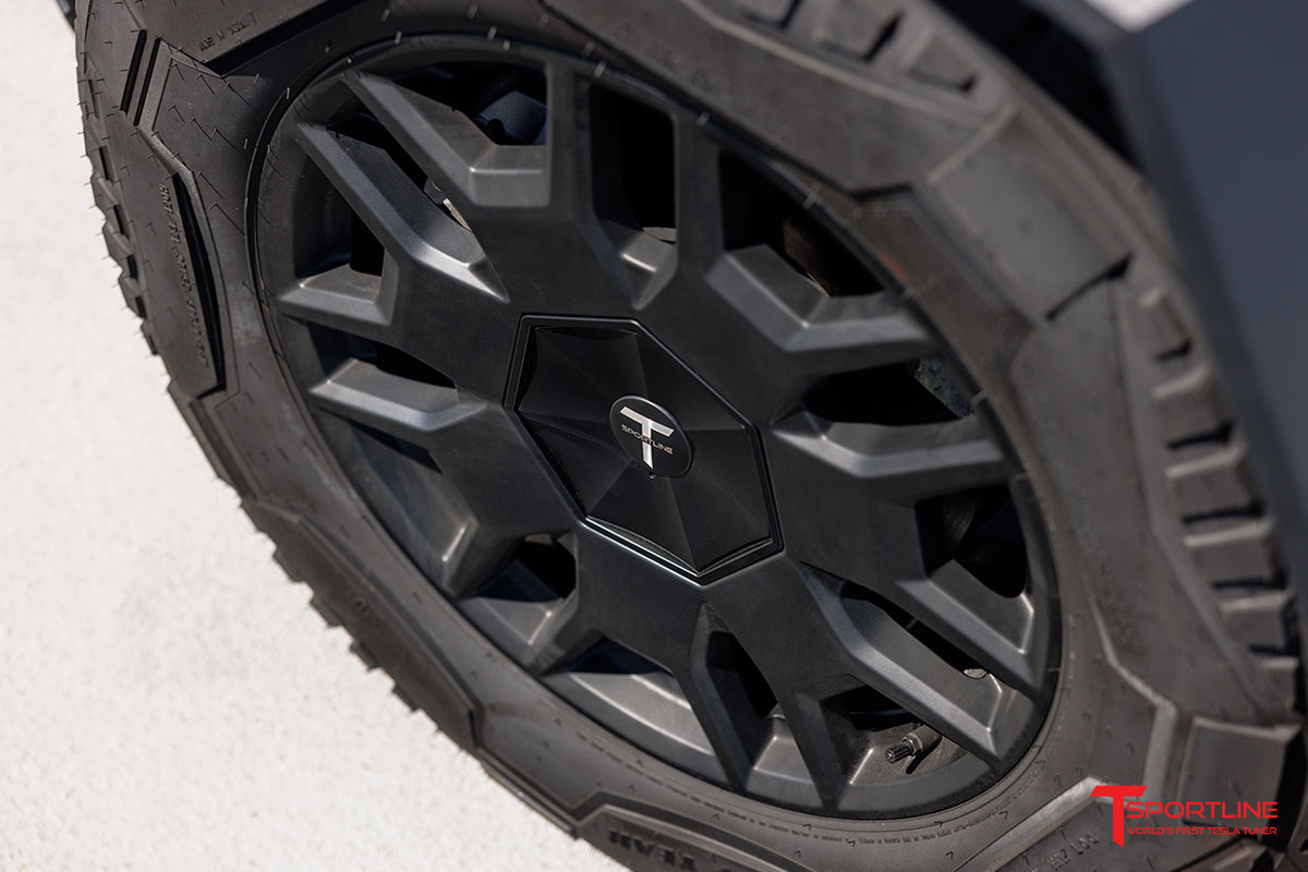 Tesla Cybertruck Center Hub Cover Set for Factory Wheels