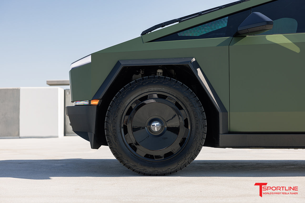 CTM 22" Tesla Cybertruck Fully Forged Monoblock Tesla Wheel and Tire Package (Set of 4)